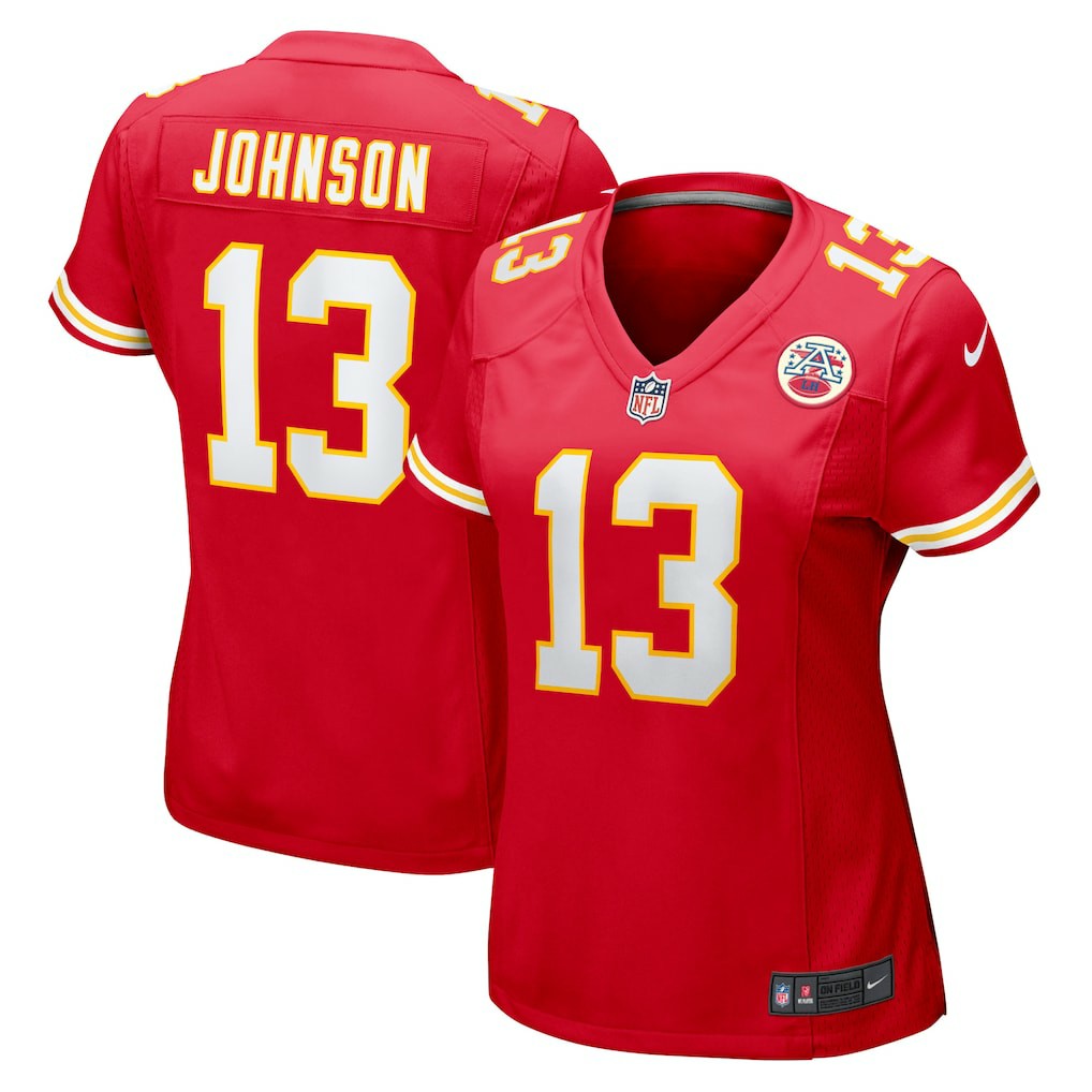 Kansas City Chiefs Nike Nazeeh Johnson  Women's Game Player Jersey