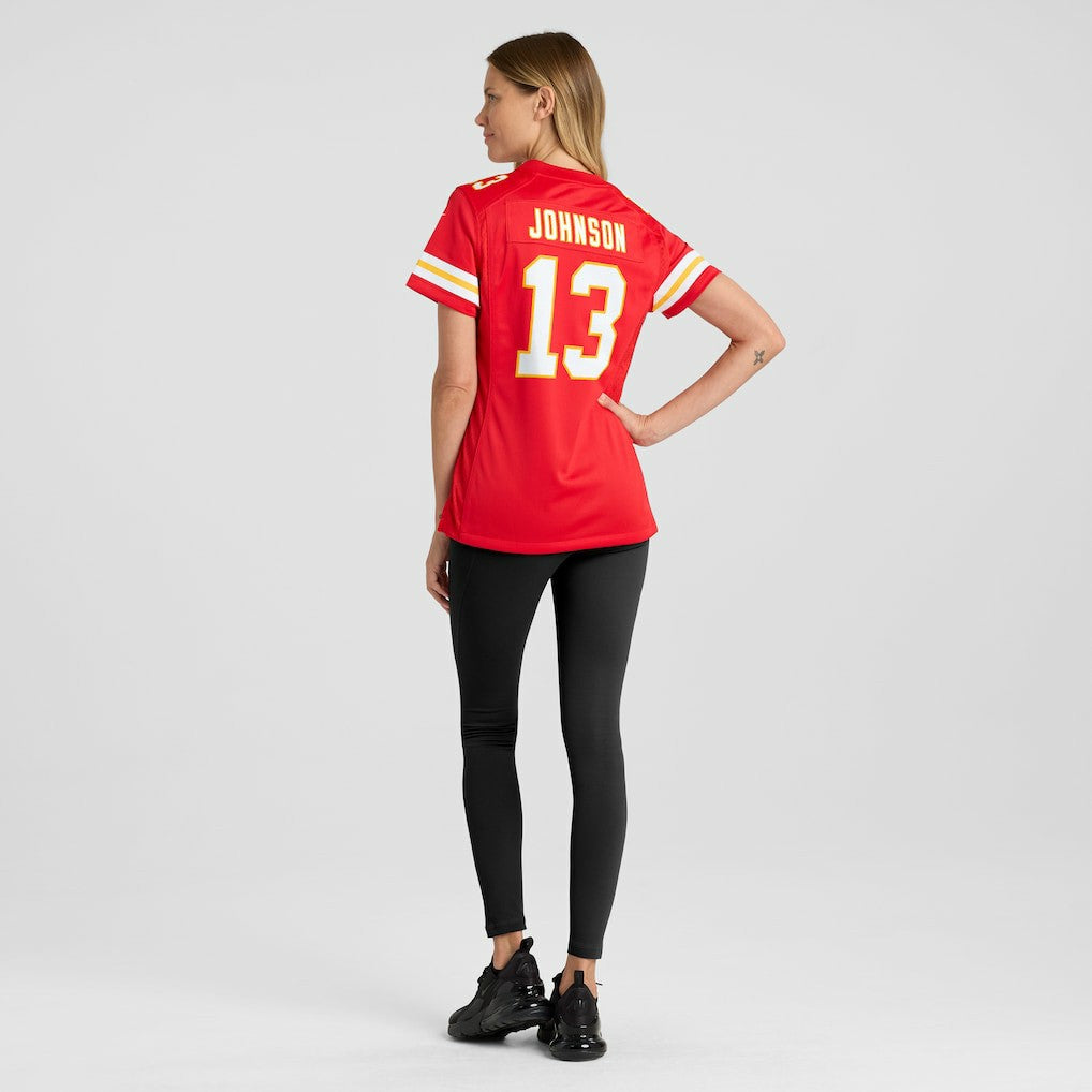 Kansas City Chiefs Nike Nazeeh Johnson  Women's Game Player Jersey