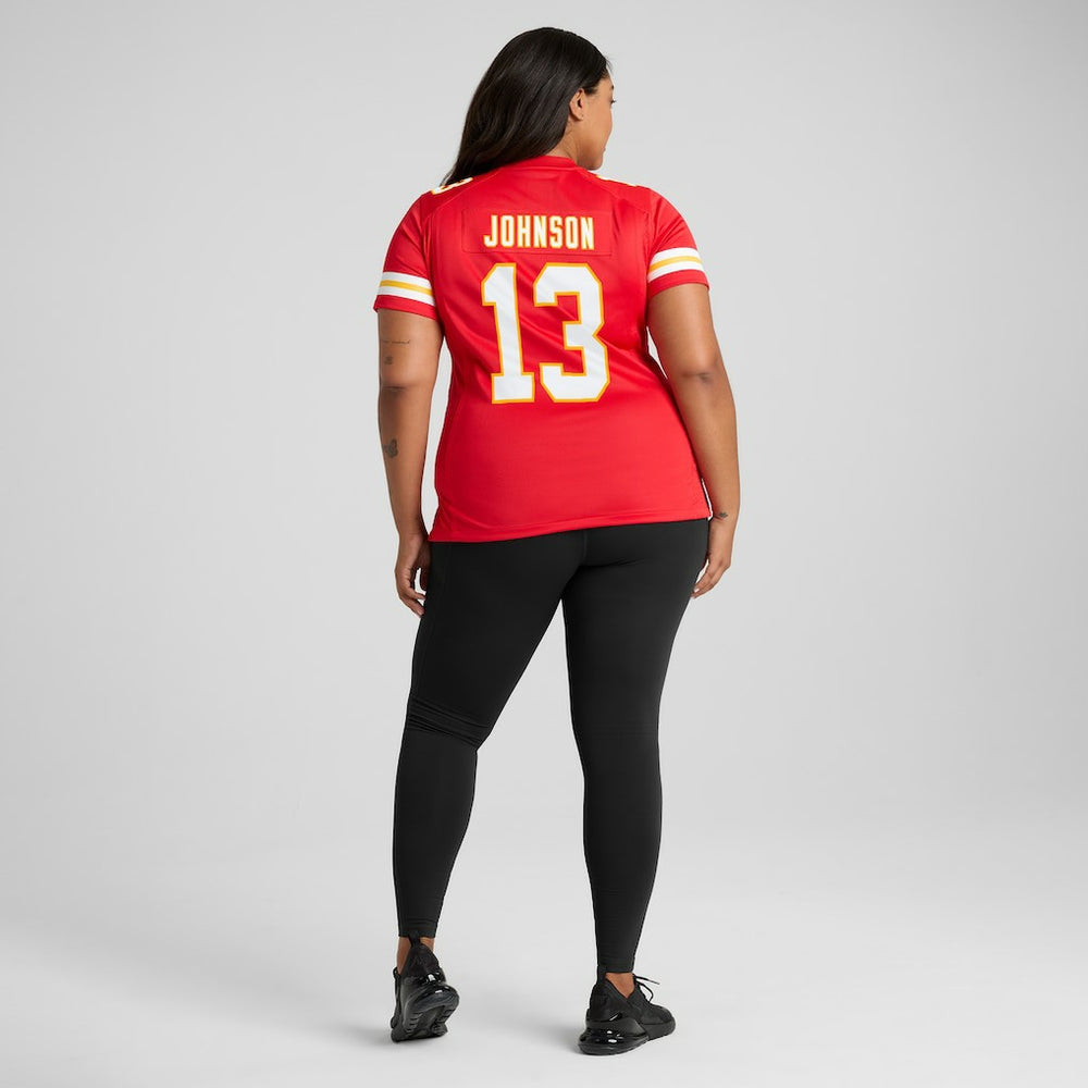 Kansas City Chiefs Nike Nazeeh Johnson  Women's Game Player Jersey