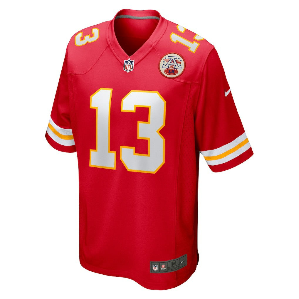 Kansas City Chiefs Nike Nazeeh Johnson  Game Player Jersey