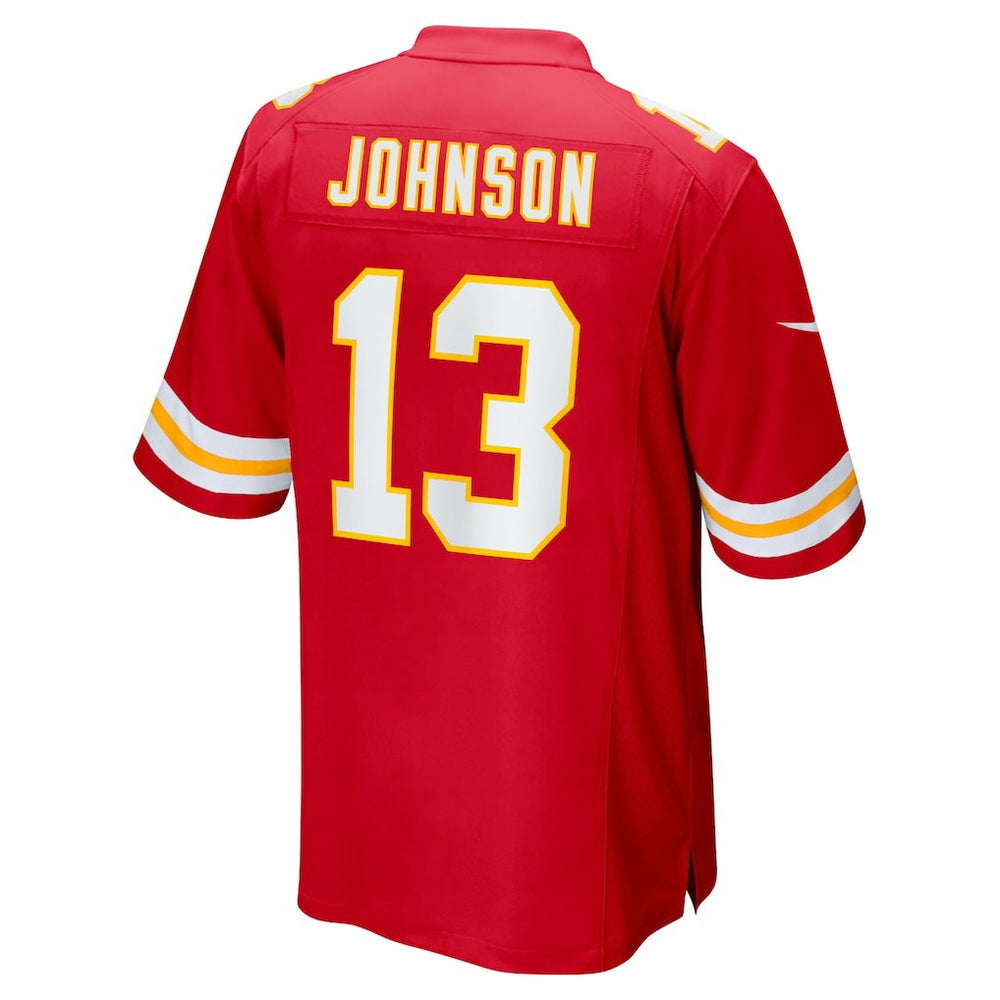 Kansas City Chiefs Nike Nazeeh Johnson  Game Player Jersey