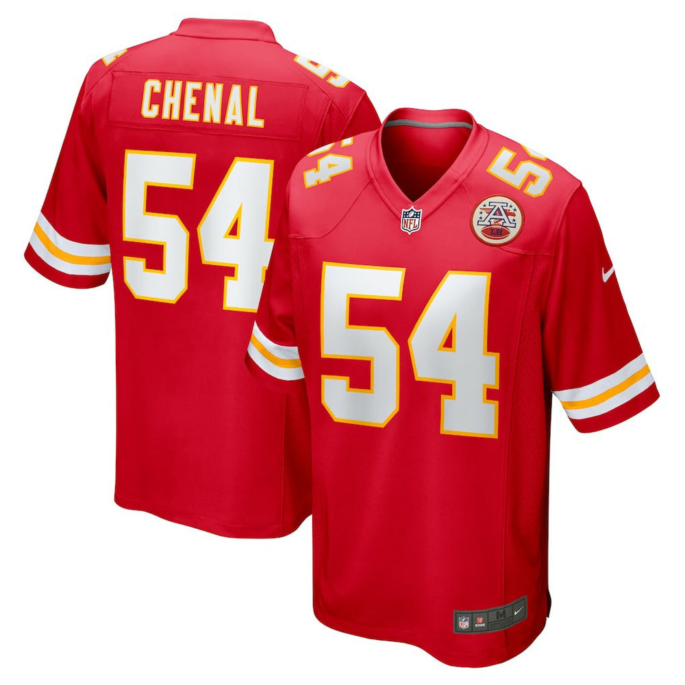 Kansas City Chiefs Nike Leo Chenal  Game Player Jersey
