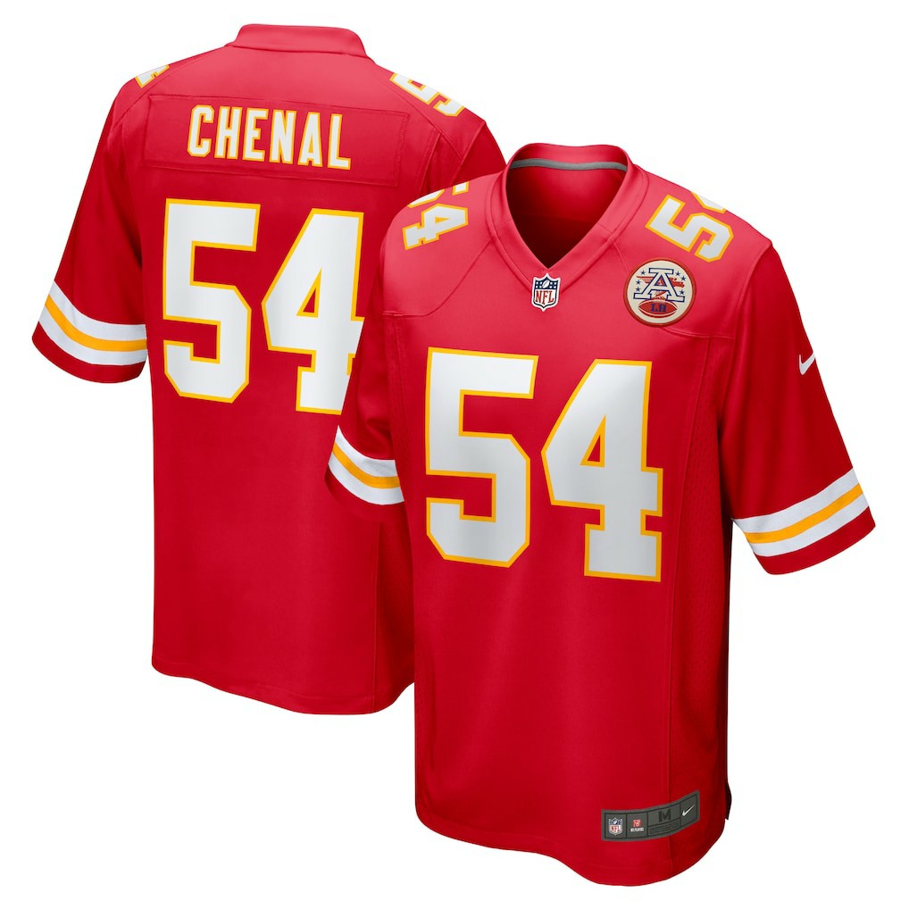 Kansas City Chiefs Nike Leo Chenal  Game Player Jersey