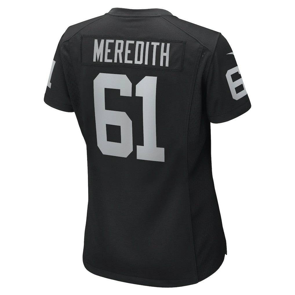 Las Vegas Raiders Nike Jordan Meredith  Women's Game Player Jersey