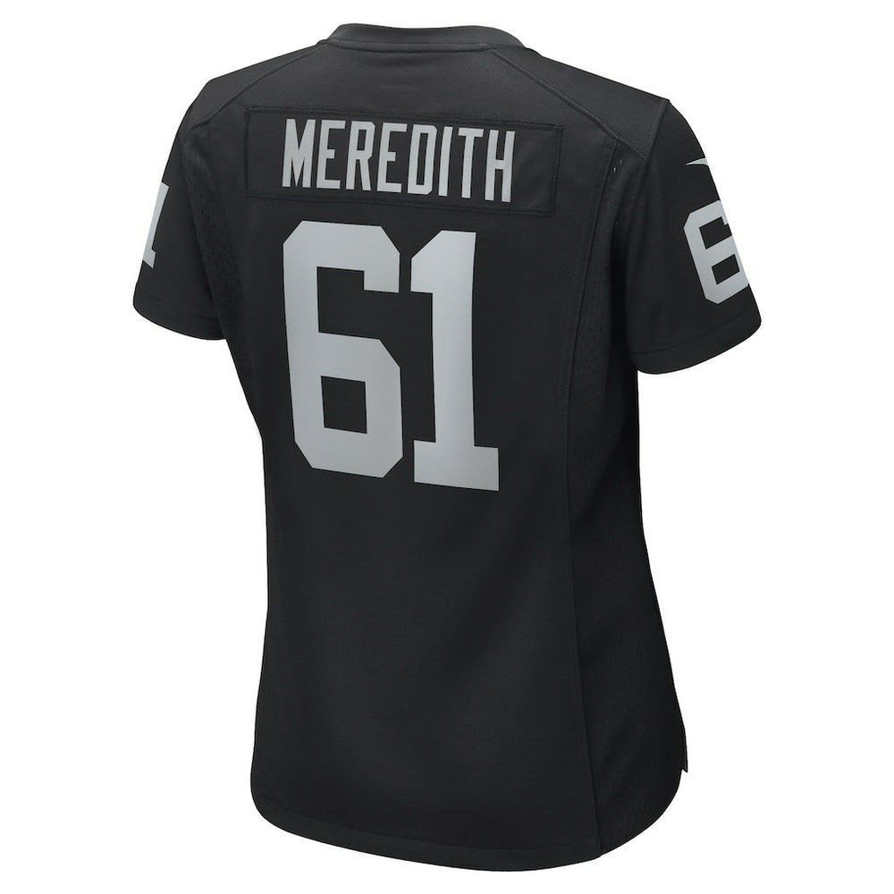 Las Vegas Raiders Nike Jordan Meredith  Women's Game Player Jersey