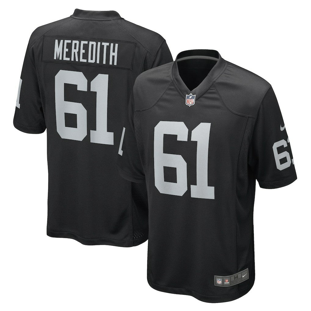 Las Vegas Raiders Nike Jordan Meredith  Game Player Jersey