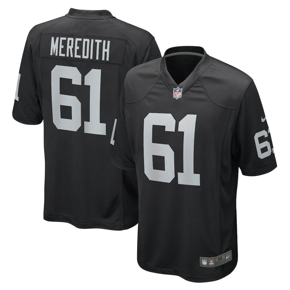 Las Vegas Raiders Nike Jordan Meredith  Game Player Jersey