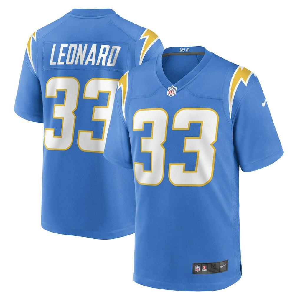 Los Angeles Chargers Nike Deane Leonard  Game Player Jersey