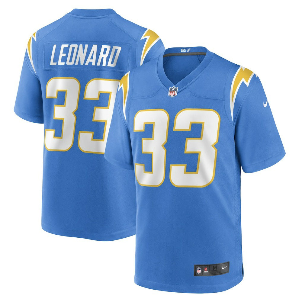 Los Angeles Chargers Nike Deane Leonard  Game Player Jersey