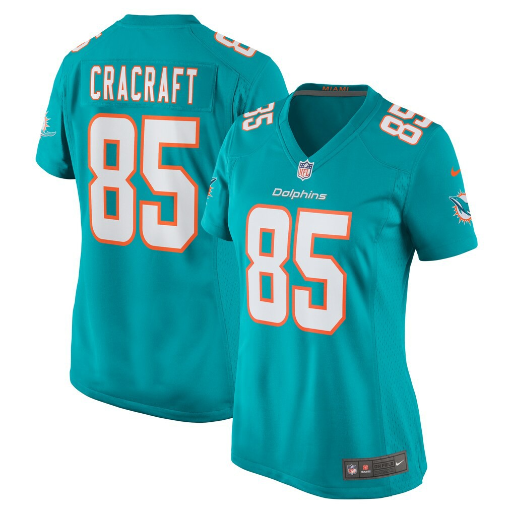 Miami Dolphins Nike River Cracraft  Women's Game Player Jersey