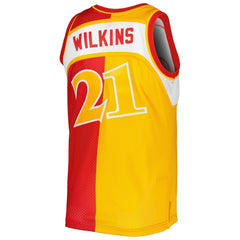 Dominique Wilkins Atlanta Hawks Hardwood Classics 1986/87 Split Swingman Jersey New