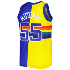 Dikembe Mutombo Denver Nuggets Hardwood Classics 1991/92 Split Swingman Jersey sale Discount