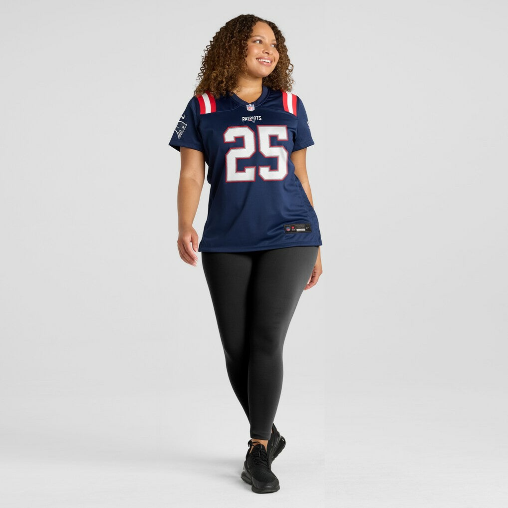 New England Patriots Nike Marcus Jones  Women's Game Jersey