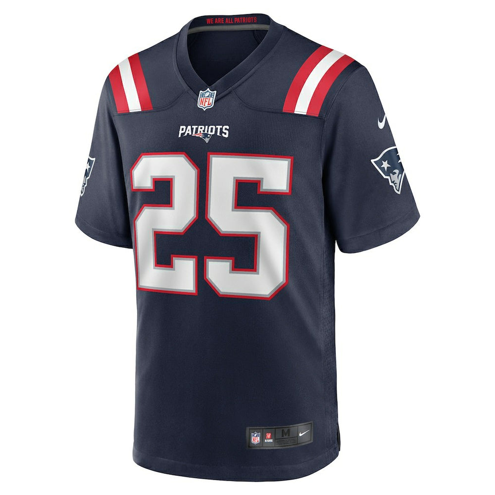 New England Patriots Nike Marcus Jones  Game Player Jersey
