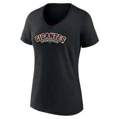 San Francisco Giants Women's Spanish Logo V-Neck T-Shirt | MLB Shop