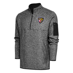 Baltimore Ravens  Antigua Throwback Fortune Quarter-Zip Pullover Jacket