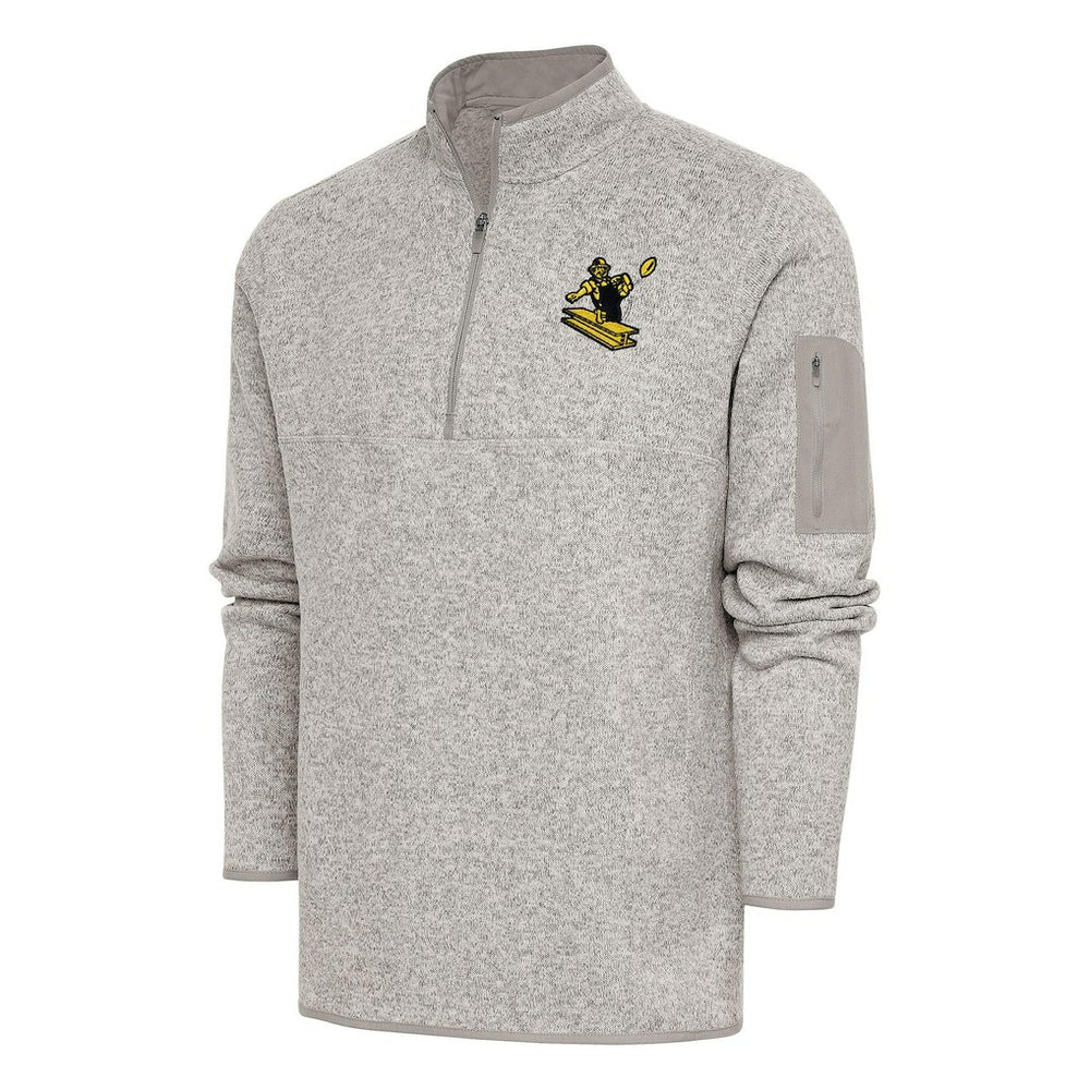 Pittsburgh Steelers  Antigua Throwback Fortune Quarter-Zip Pullover Jacket