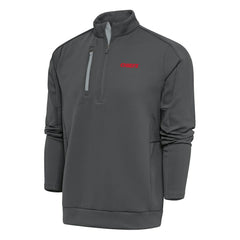 Kansas City Chiefs  Antigua Team Logo Throwback Generation Quarter-Zip Pullover Top