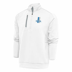 Detroit Lions  Antigua Team Logo Throwback Generation Quarter-Zip Pullover Top