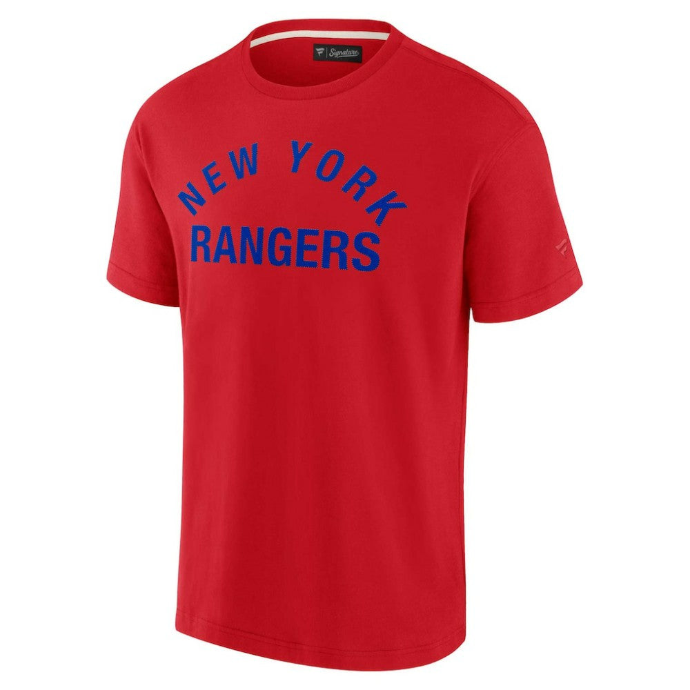 New York Rangers Fanatics Unisex Elements Super Soft Short Sleeve T-Shirt Outlet