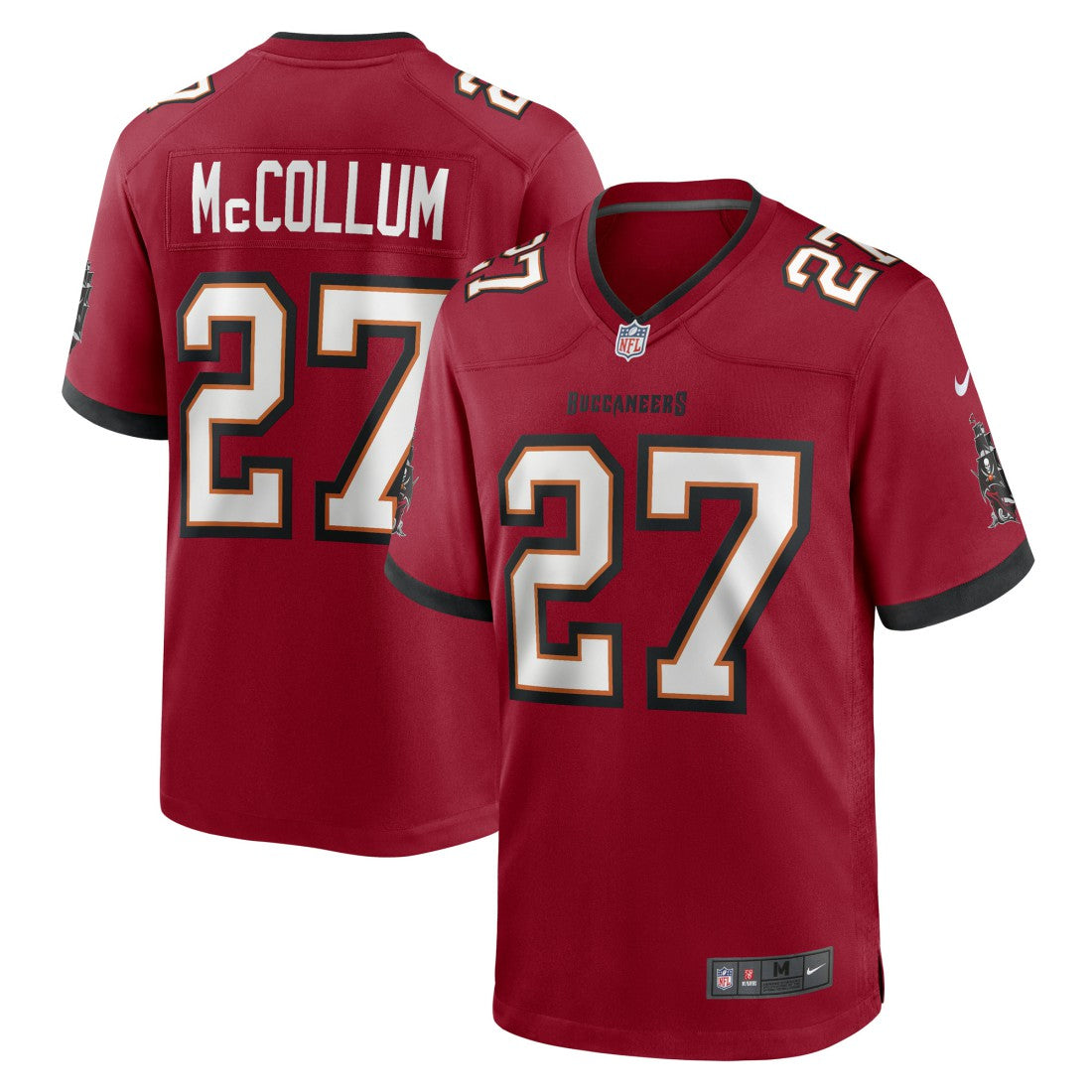 Tampa Bay Buccaneers Nike Zyon McCollum  Game Player Jersey