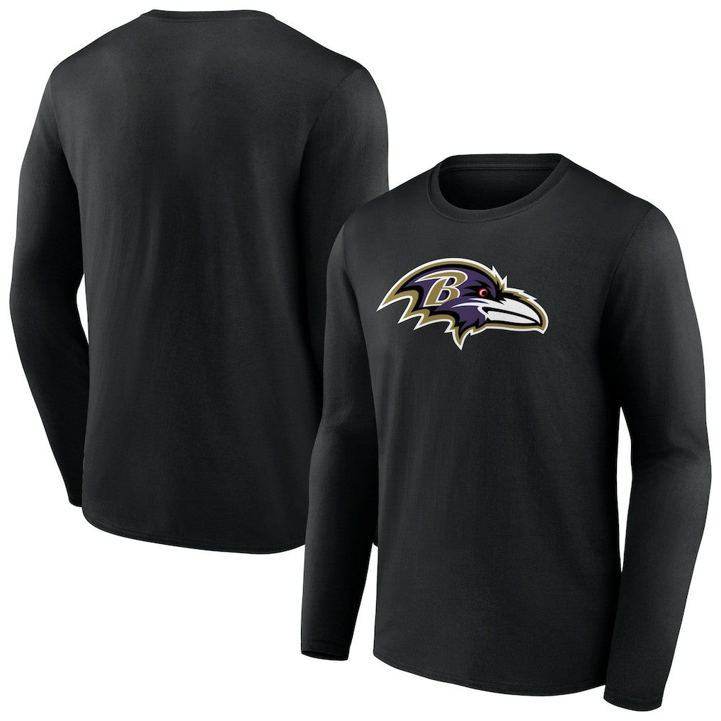 Baltimore Ravens  Primary Team Logo Long Sleeve T-Shirt