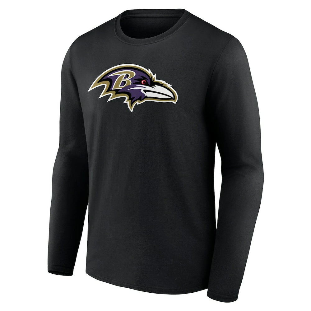 Baltimore Ravens  Primary Team Logo Long Sleeve T-Shirt