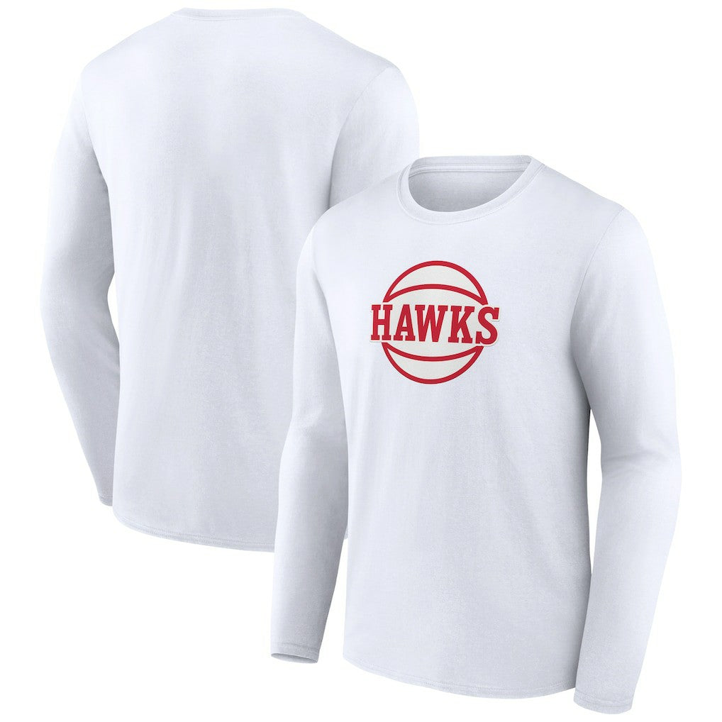 Atlanta Hawks Alternate Logo Long Sleeve T-Shirt Discount
