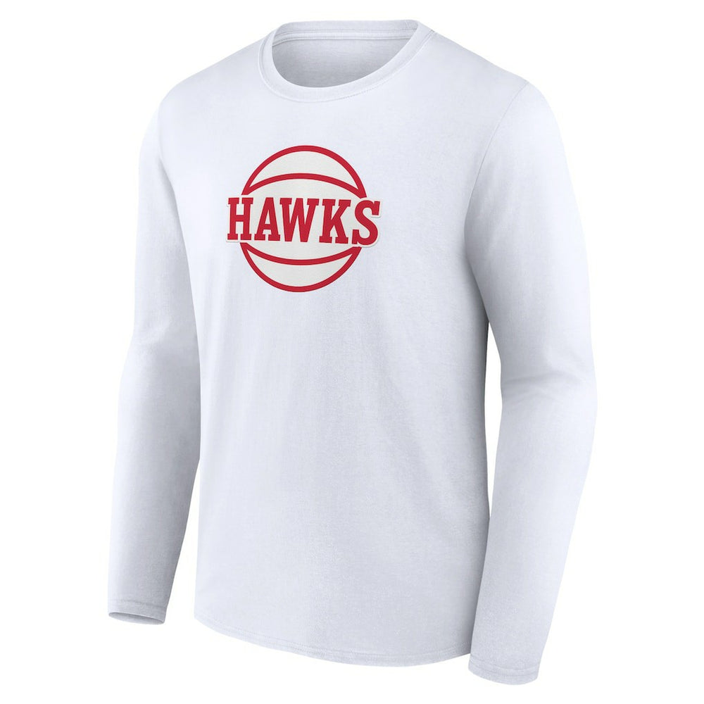 Atlanta Hawks Alternate Logo Long Sleeve T-Shirt Discount