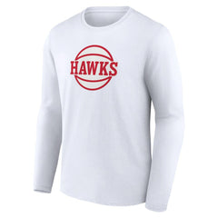 Atlanta Hawks Alternate Logo Long Sleeve T-Shirt Discount