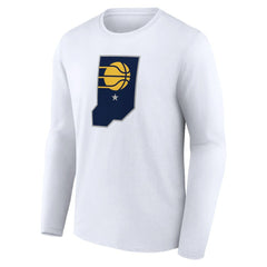 Indiana Pacers Alternate Logo Long Sleeve T-Shirt New