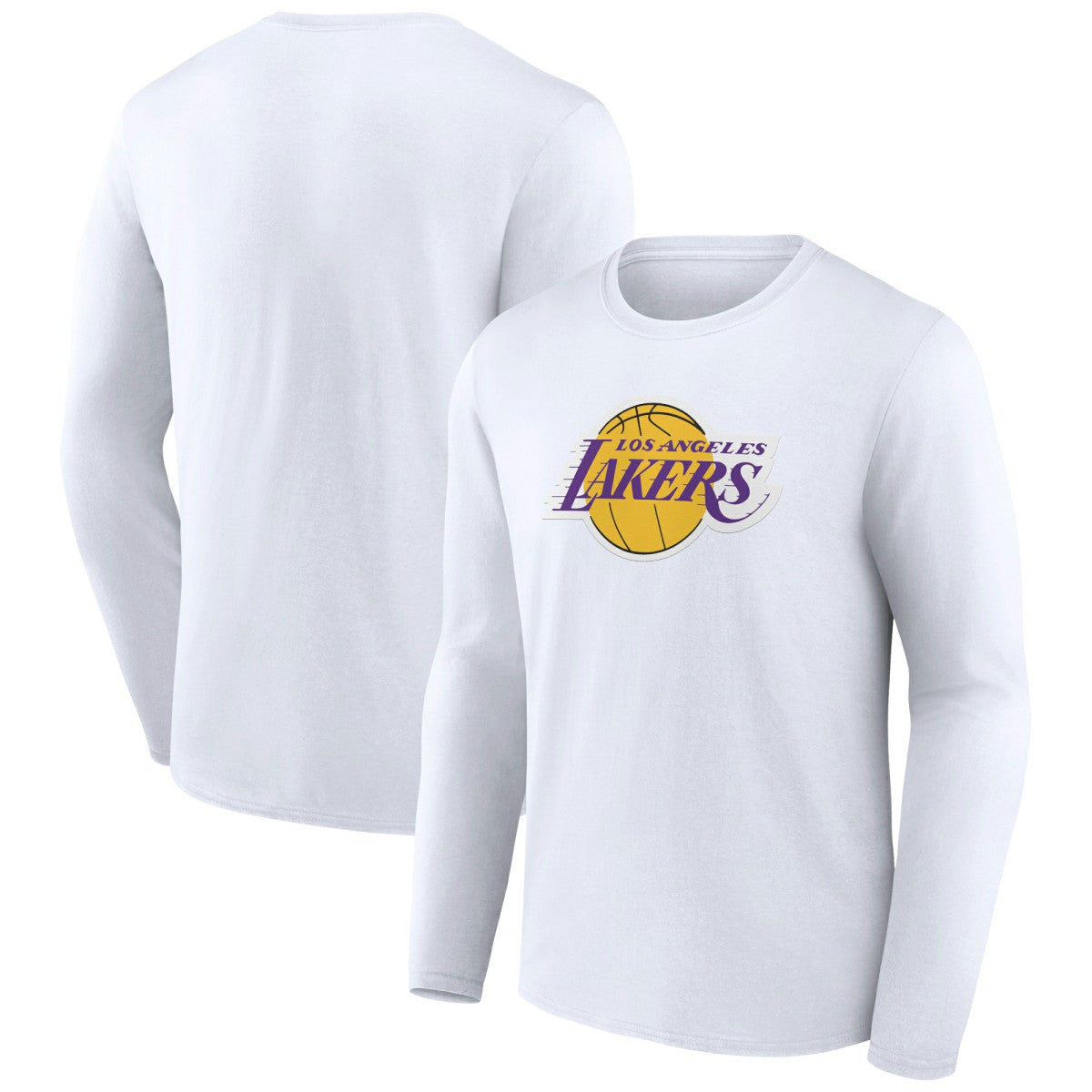 Los Angeles Lakers Alternate Logo Long Sleeve T-Shirt Discount