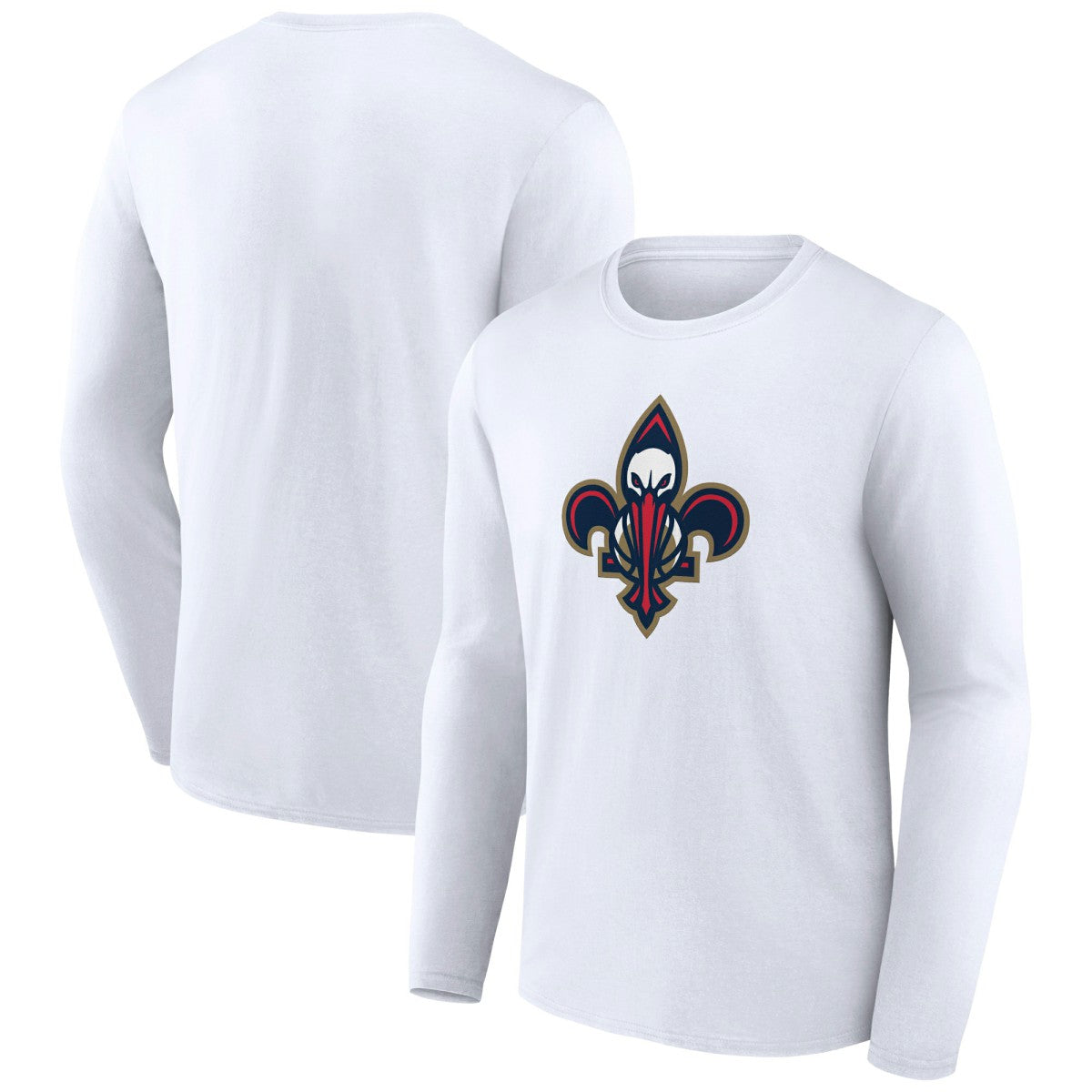 New Orleans Pelicans Alternate Logo Long Sleeve T-Shirt New