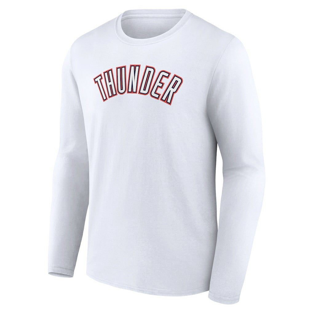 Oklahoma City Thunder Alternate Logo Long Sleeve T-Shirt For Sale