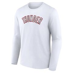 Oklahoma City Thunder Alternate Logo Long Sleeve T-Shirt For Sale