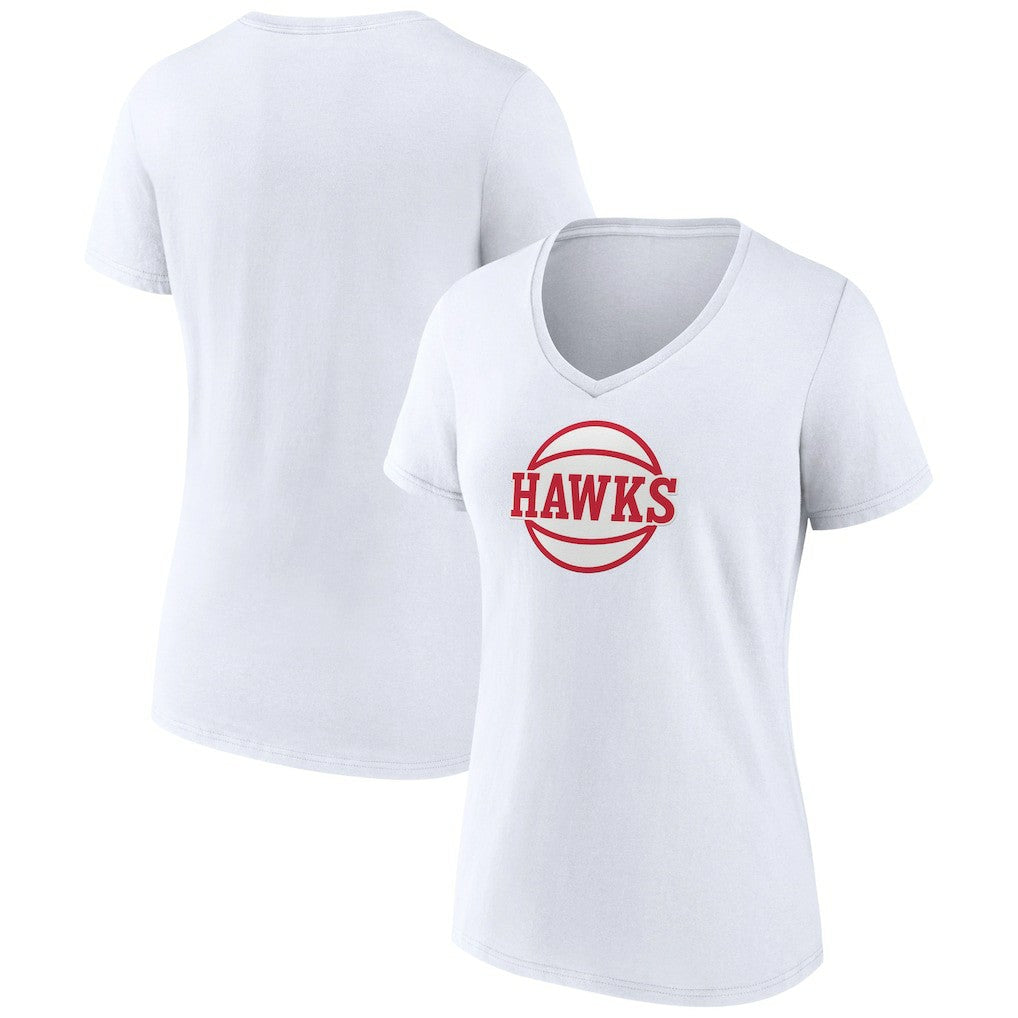 Atlanta Hawks Women's Alternate Logo V-Neck T-Shirt On Sale