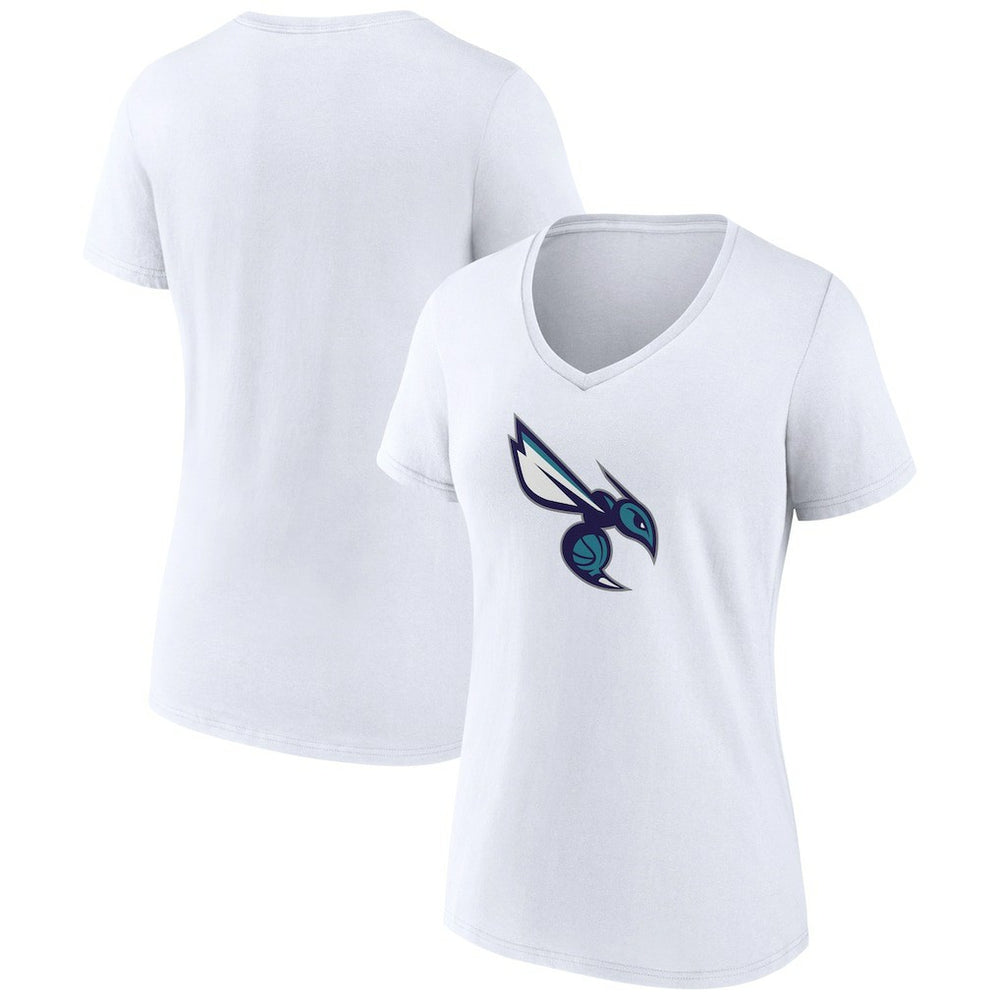 Charlotte Hornets Women's Alternate Logo V-Neck T-Shirt On Sale