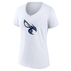 Charlotte Hornets Women's Alternate Logo V-Neck T-Shirt On Sale