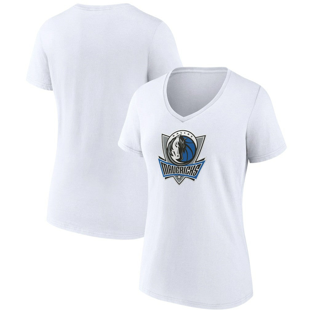 Dallas Mavericks Women's Alternate Logo V-Neck T-Shirt sale On Sale
