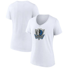 Dallas Mavericks Women's Alternate Logo V-Neck T-Shirt sale On Sale