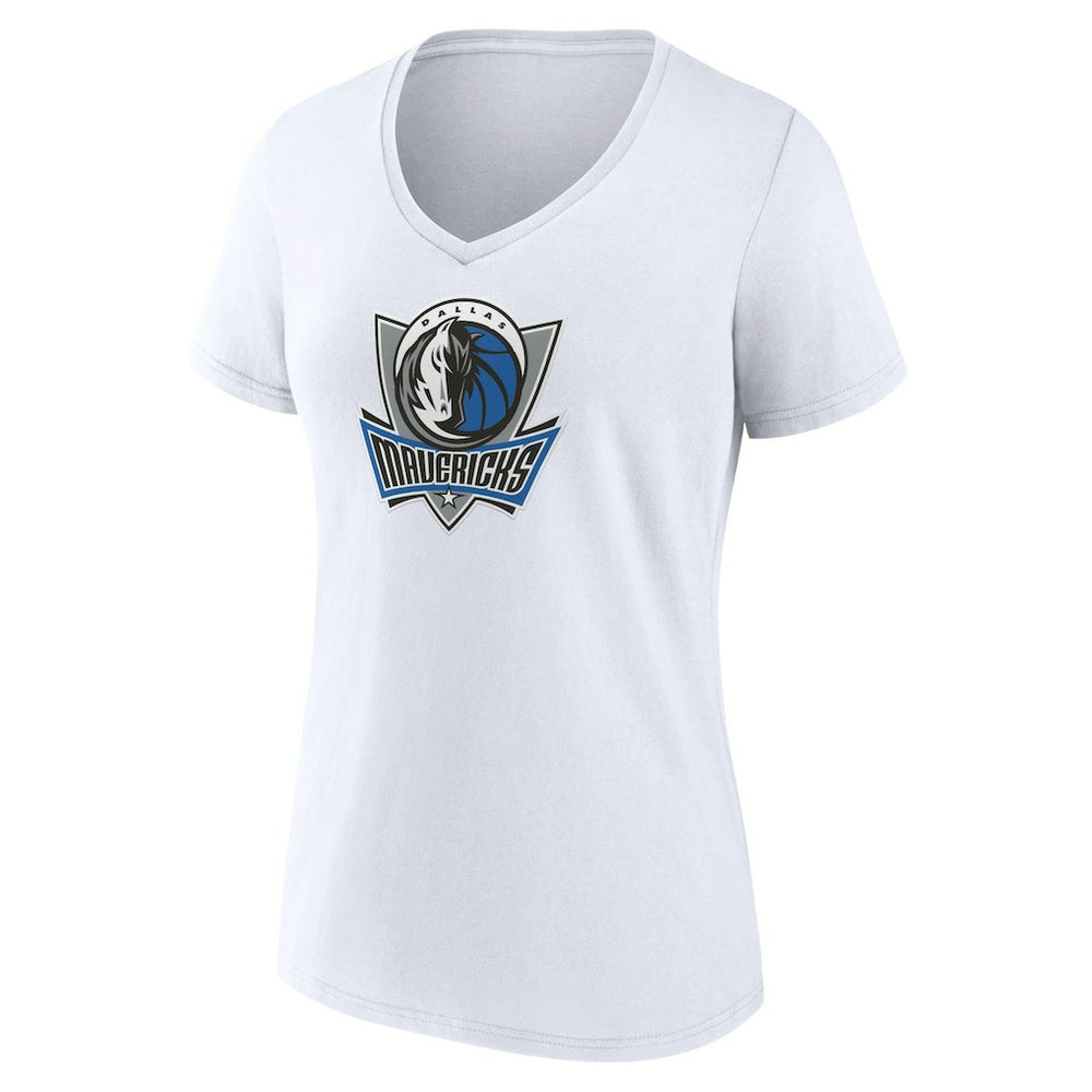 Dallas Mavericks Women's Alternate Logo V-Neck T-Shirt sale On Sale
