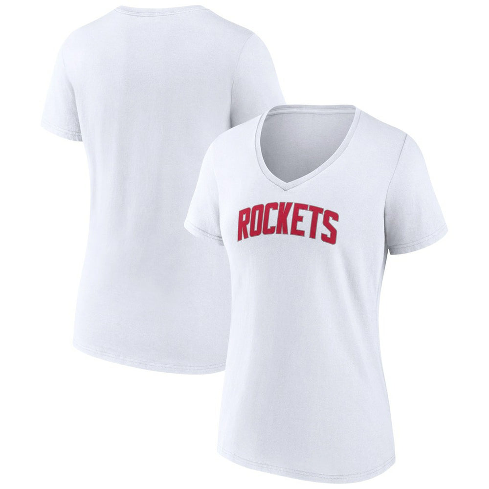 Houston Rockets Women's Alternate Logo V-Neck T-Shirt New
