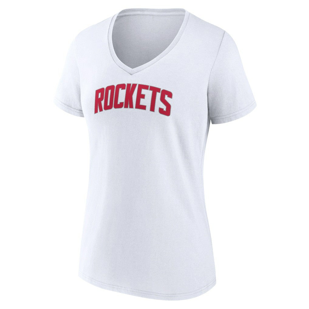 Houston Rockets Women's Alternate Logo V-Neck T-Shirt New