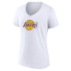 Los Angeles Lakers Women's Alternate Logo V-Neck T-Shirt For Sale