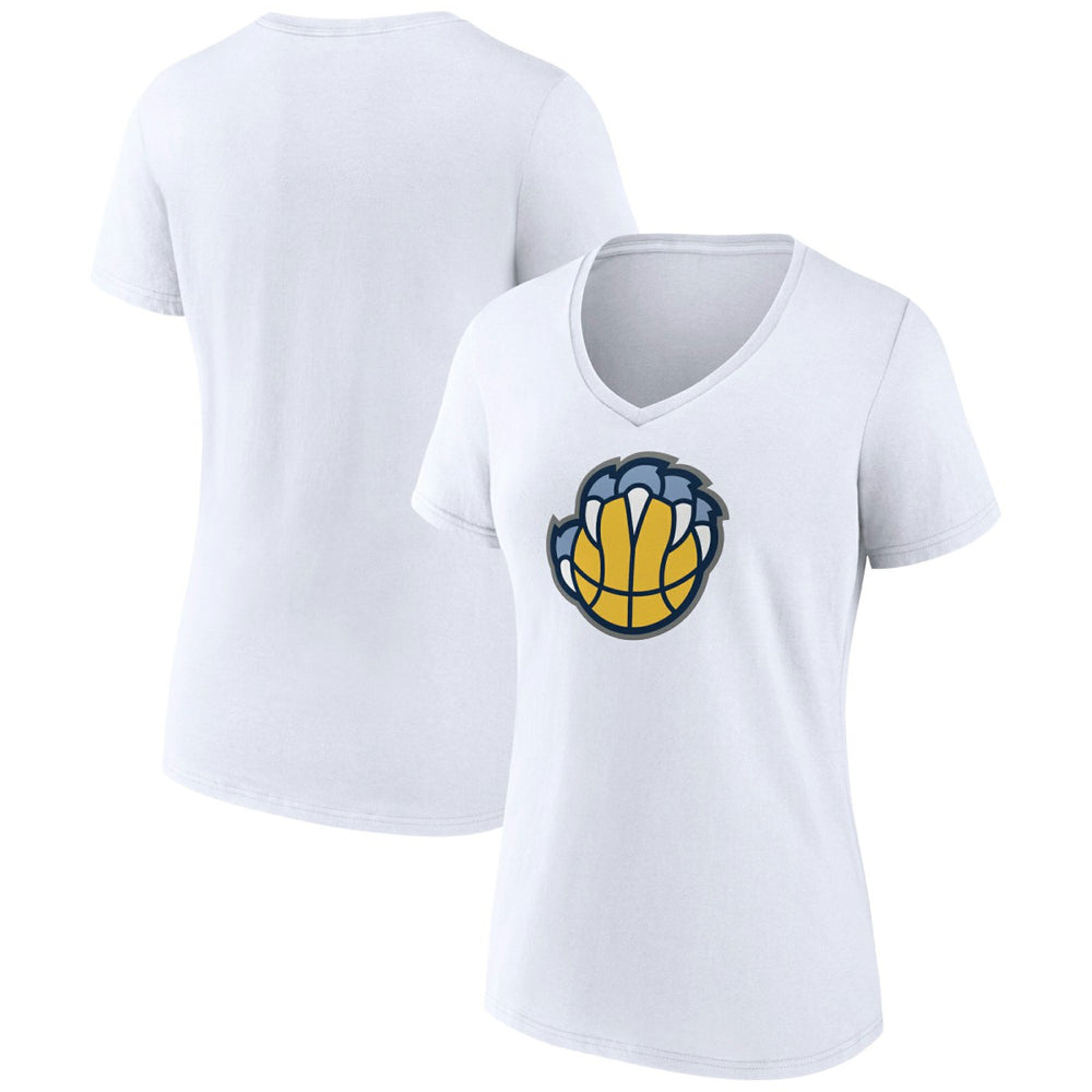 Memphis Grizzlies Women's Alternate Logo V-Neck T-Shirt For Sale