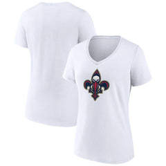 New Orleans Pelicans Women's Alternate Logo V-Neck T-Shirt Outlet