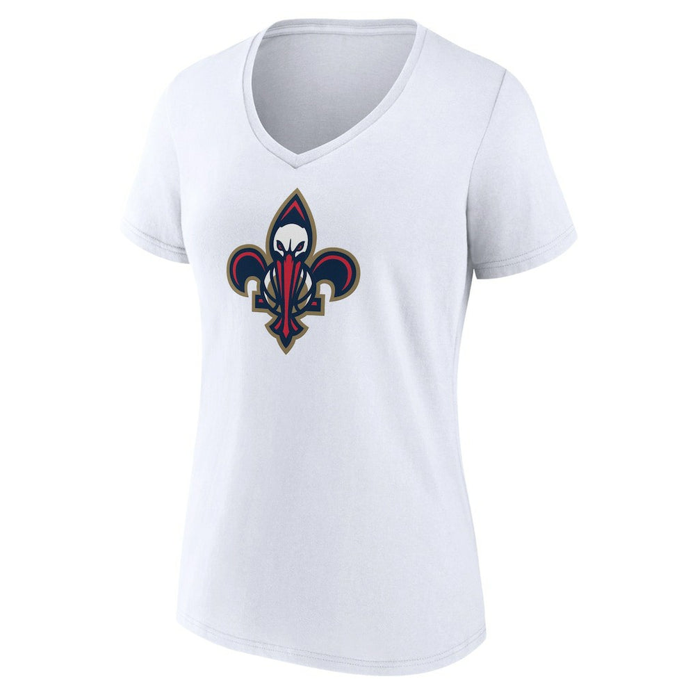New Orleans Pelicans Women's Alternate Logo V-Neck T-Shirt Outlet