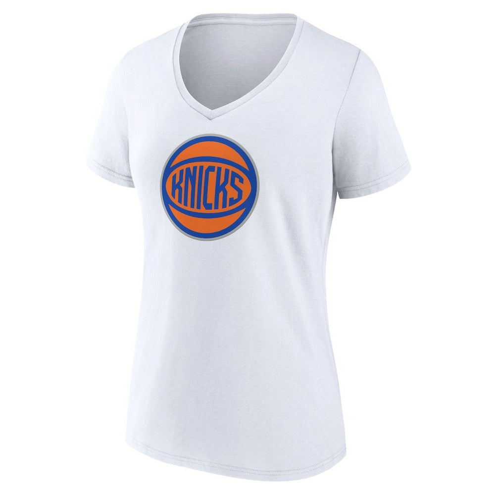 New York Knicks Women's Alternate Logo V-Neck T-Shirt Discount