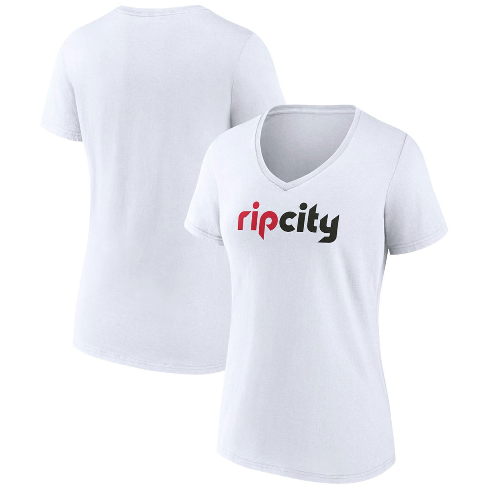 Portland Trail Blazers Women's Alternate Logo V-Neck T-Shirt Online