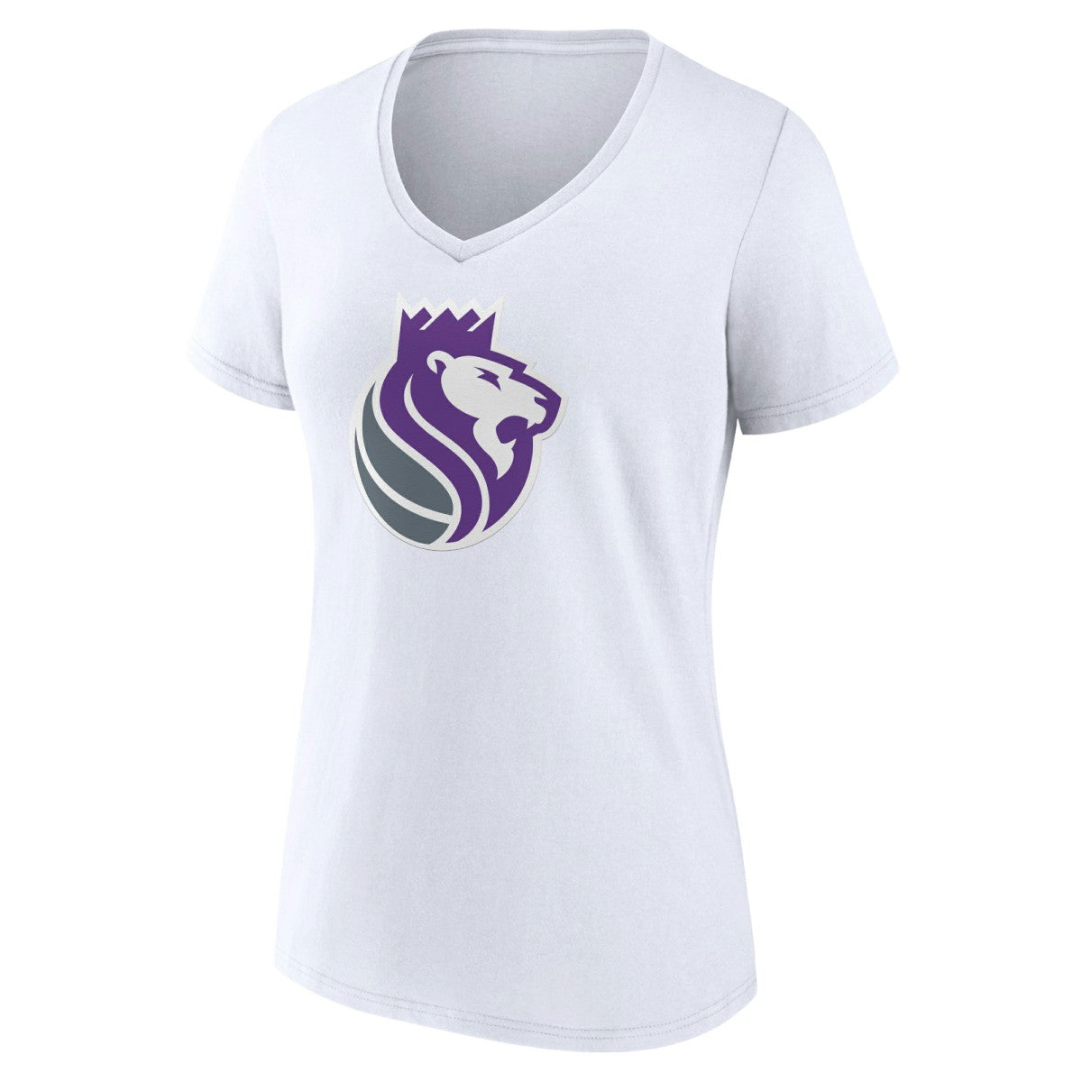 Sacramento Kings Women's Alternate Logo V-Neck T-Shirt On Sale